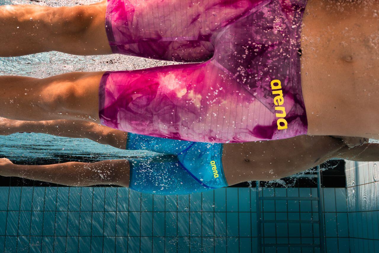 Strój startowy męski Arena Carbon Air2 Le Jammer Tie-Dye 6/7