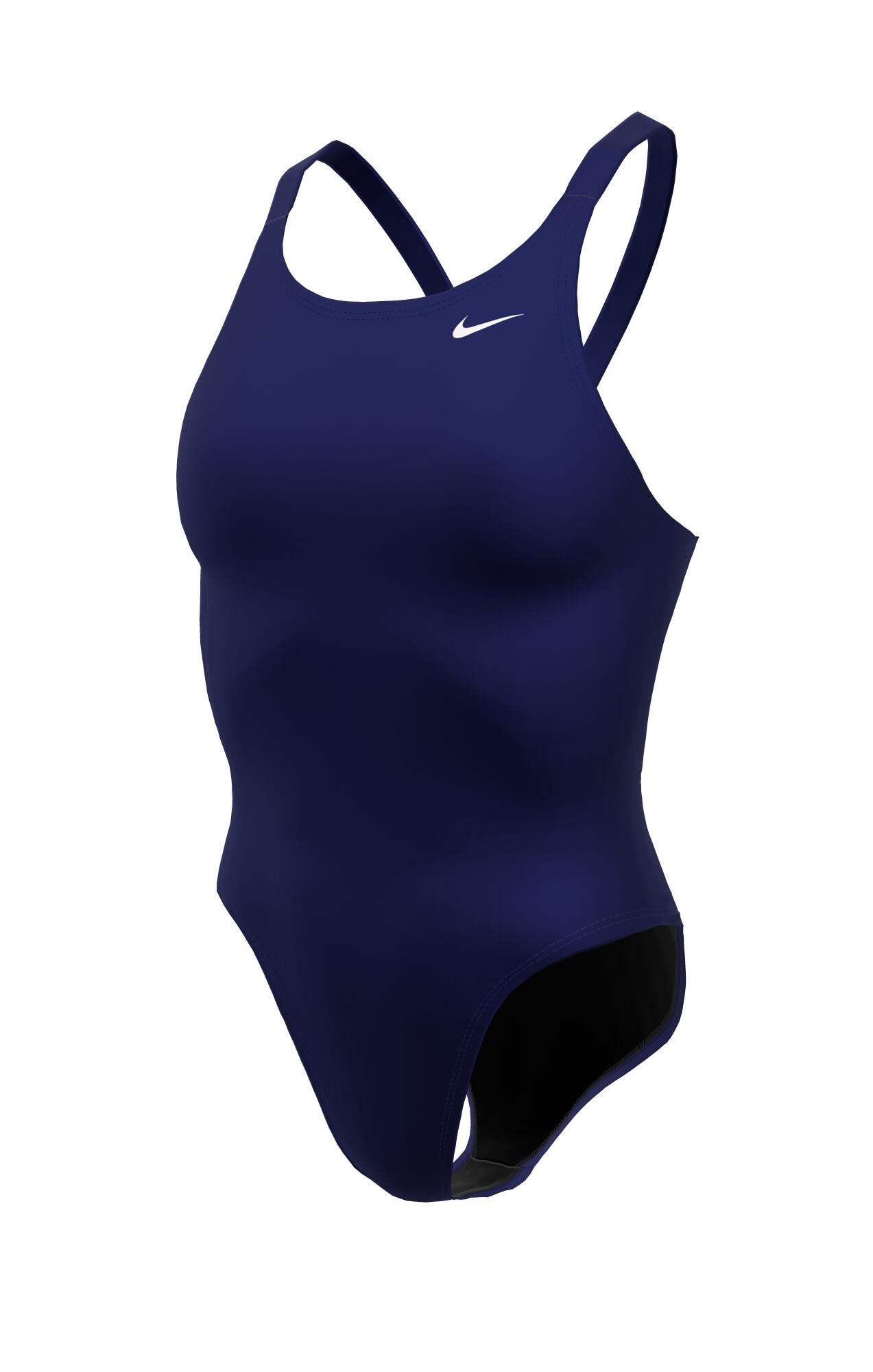 NIKE Traje de baño Nike Hydrastrong Solid Fastback - Azul marino - Talla 30