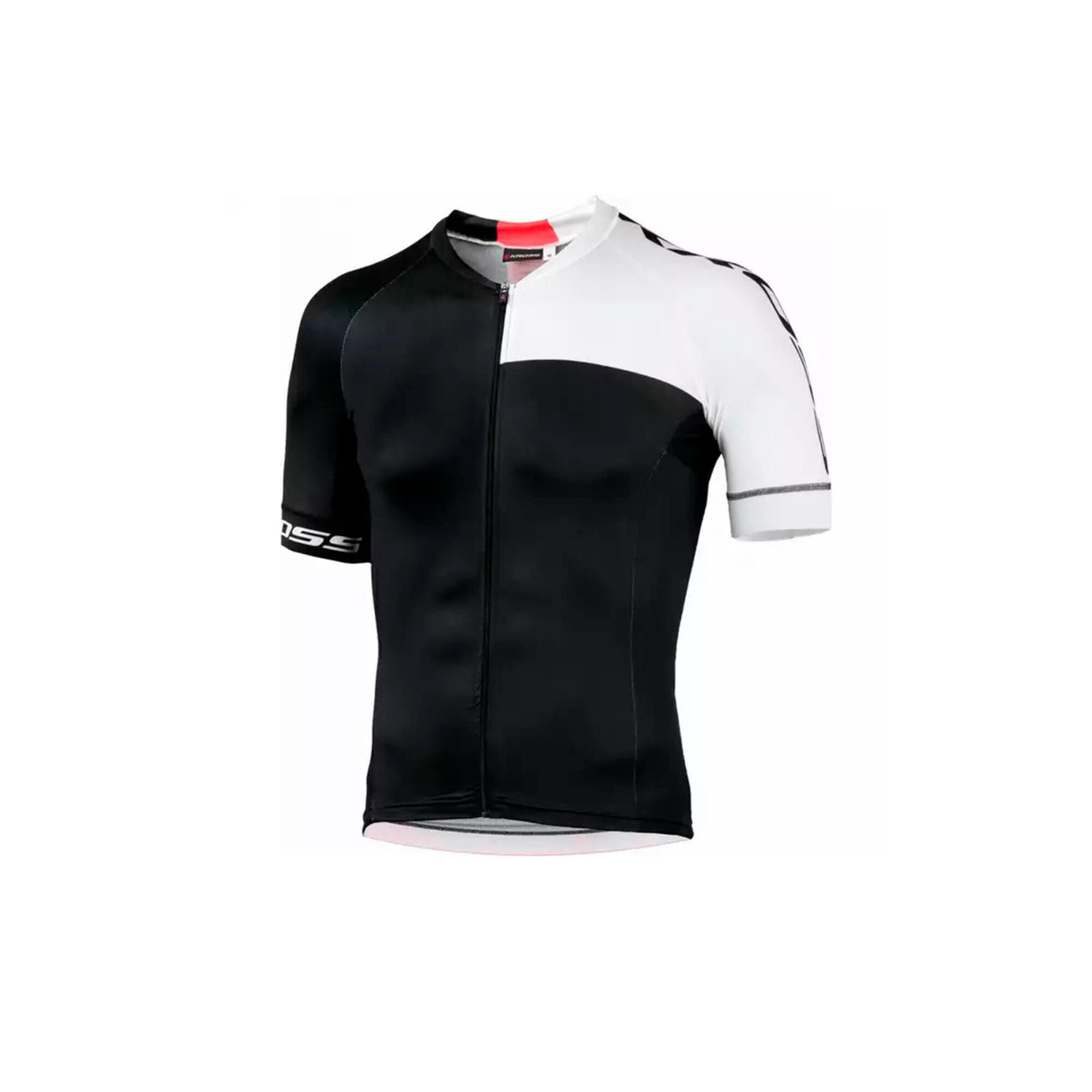 Koszulka Kross Czarny Biały - Pro Jersey