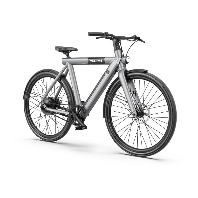 Vélo électrique DAY SPORT Gris 28'' 80km 460Wh Courroie