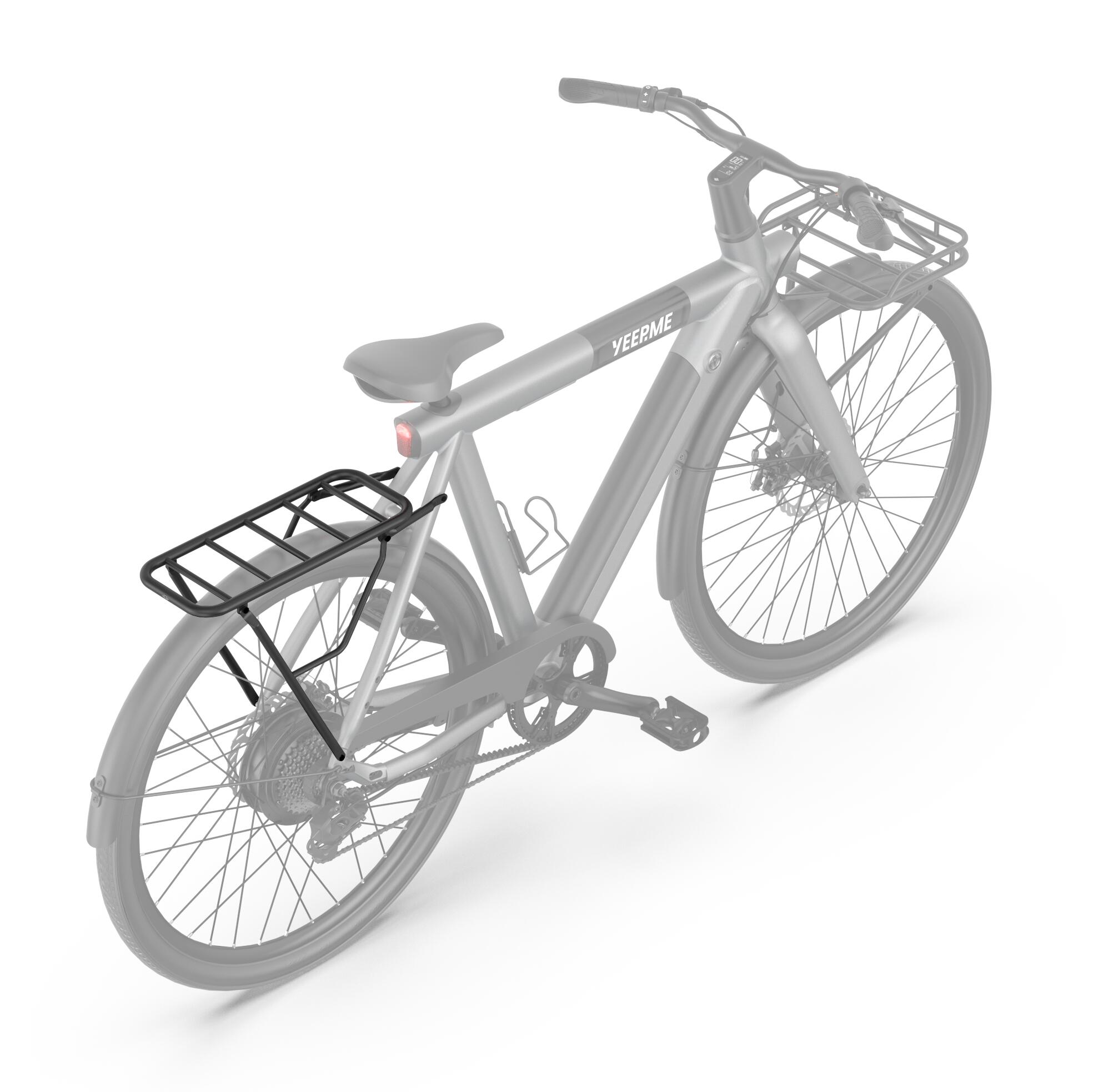 Elektrische fiets DAY SPORT RC Zwart 28'' 80km 460Wh Riem, bagagedrager acht. 2/7