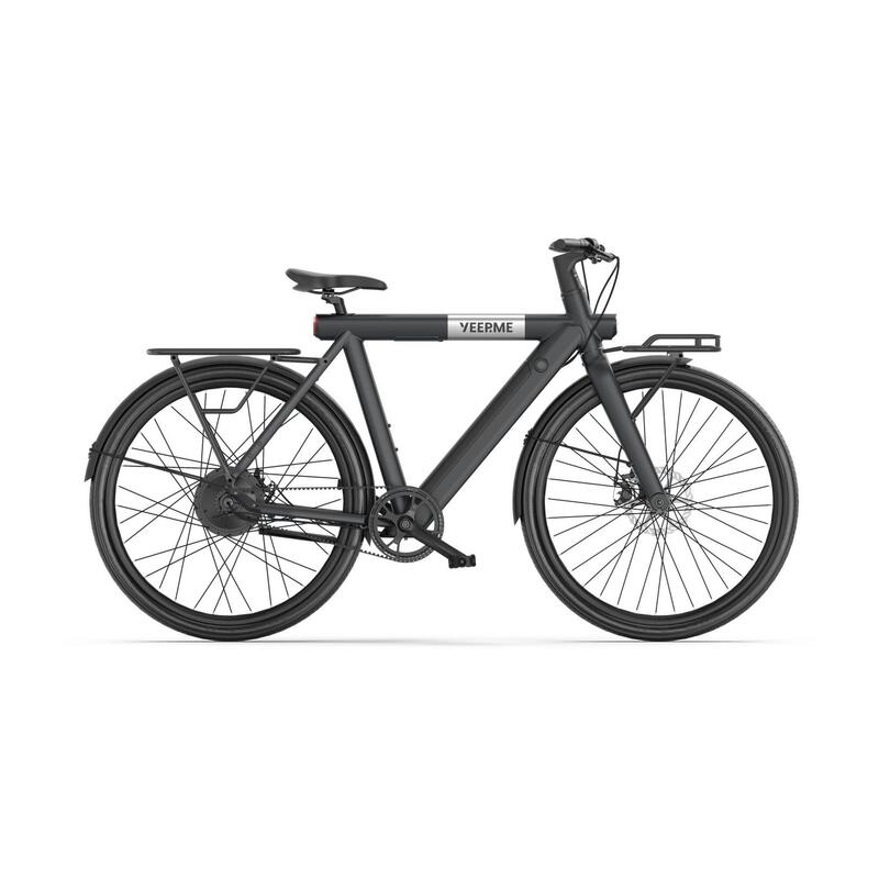 Vélo électrique DAY SPORT Cargo Noir 28'' 80km 460Wh Courroie, PB AV+AR