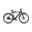 Elektrische fiets DAY SPORT FC Zwart 28'' 80km 460Wh Riem, voordrager