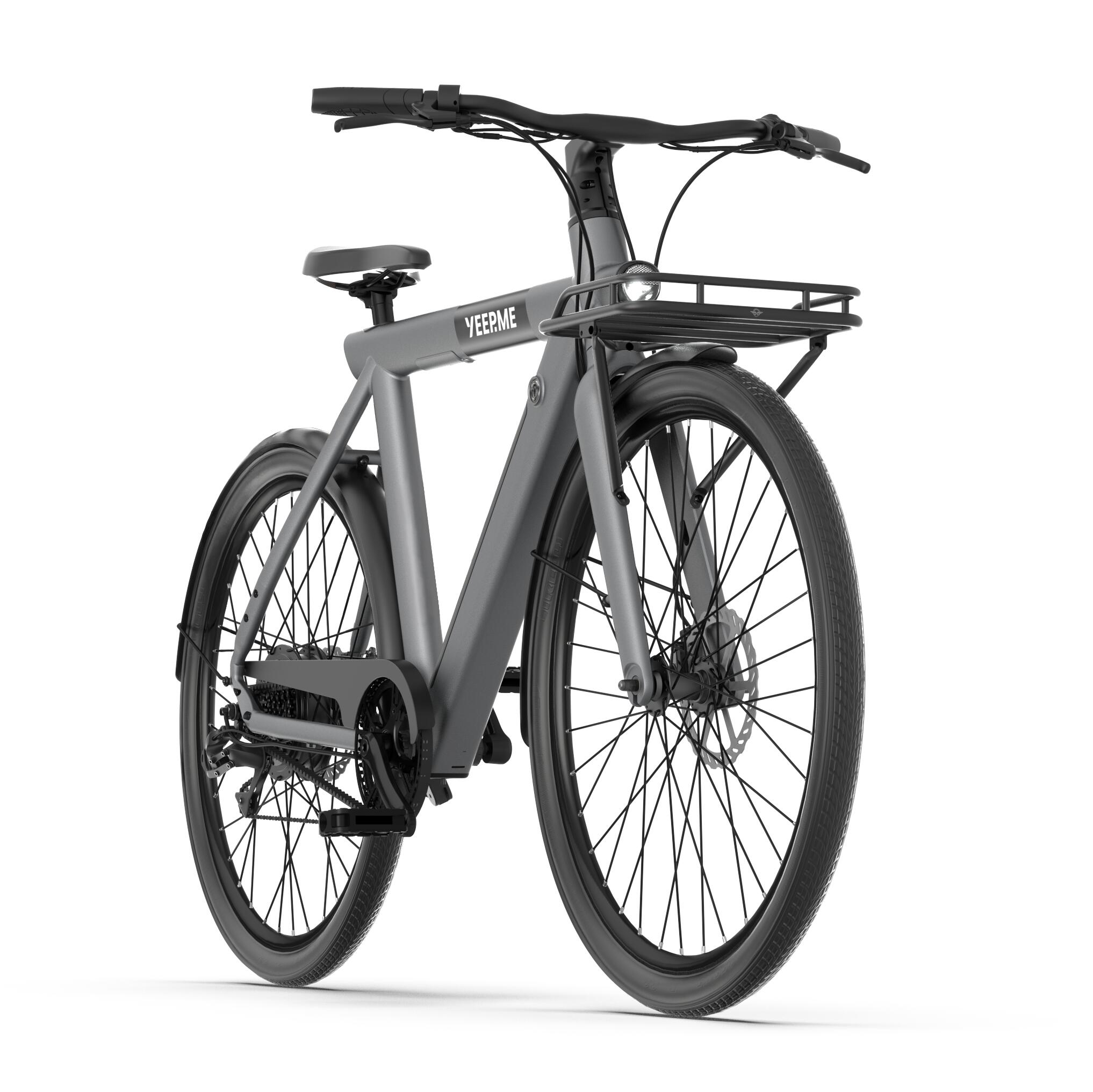 Elektrische fiets DAY SPORT FC Zwart 28'' 80km 460Wh Riem, voordrager 2/7