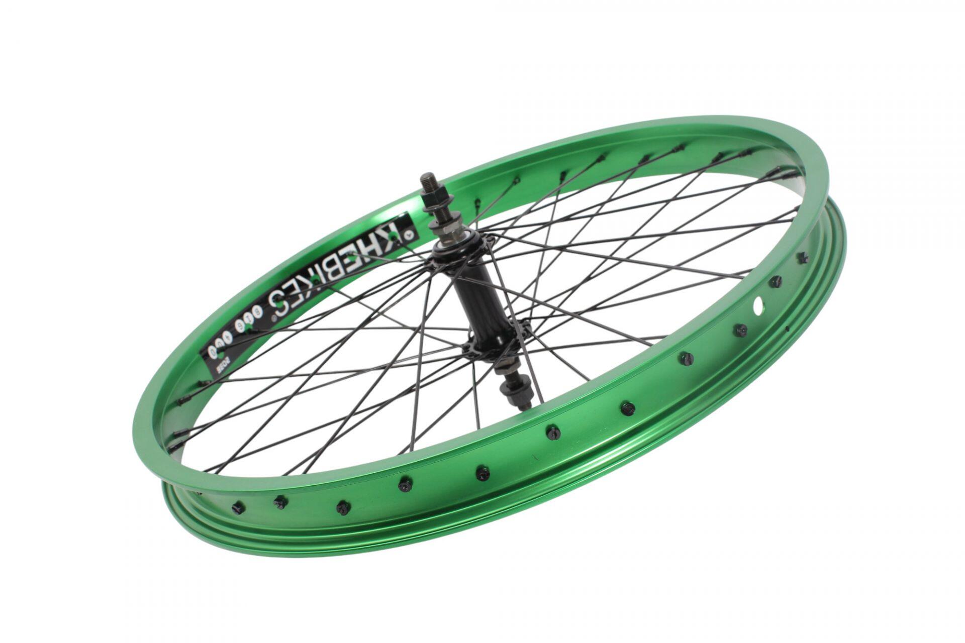 BMX Rueda delantera KHE PRISM 20 pulgadas verde 2/5