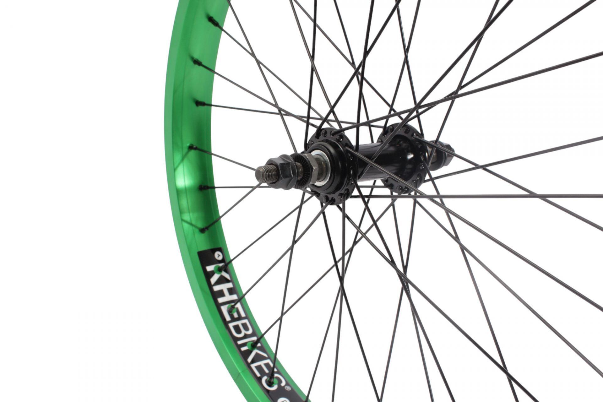 BMX Rueda delantera KHE PRISM 20 pulgadas verde 3/5