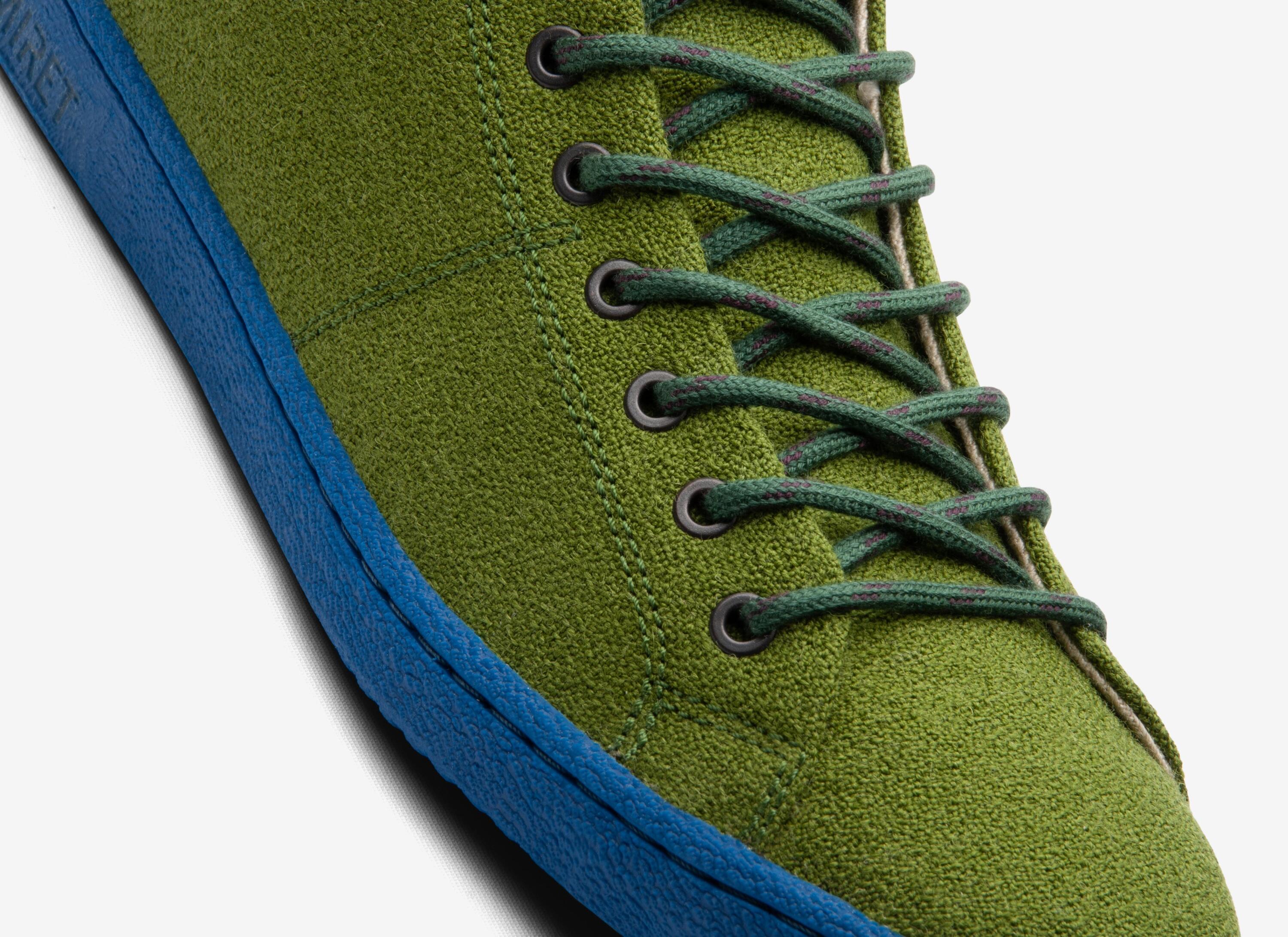ERILO Moss x Blue - Zapatillas 97% naturales 4/4