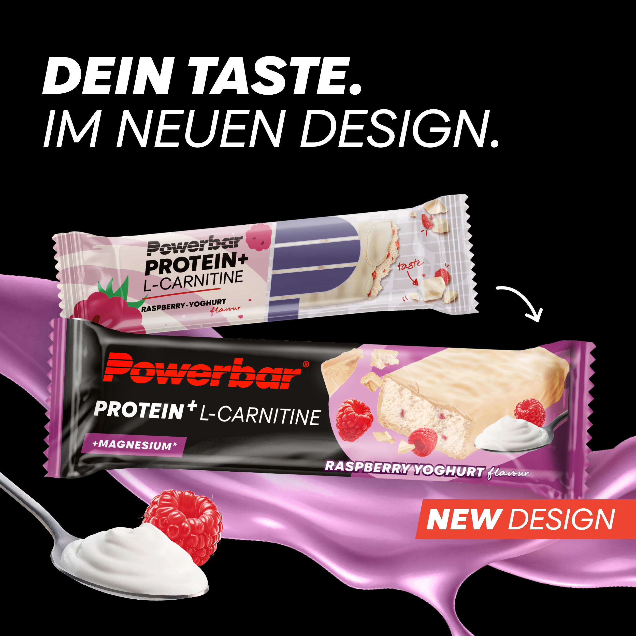 Bars PowerBar ProteinPlus L-Carnitin - Raspberry-Yoghurt (x30) 3/7