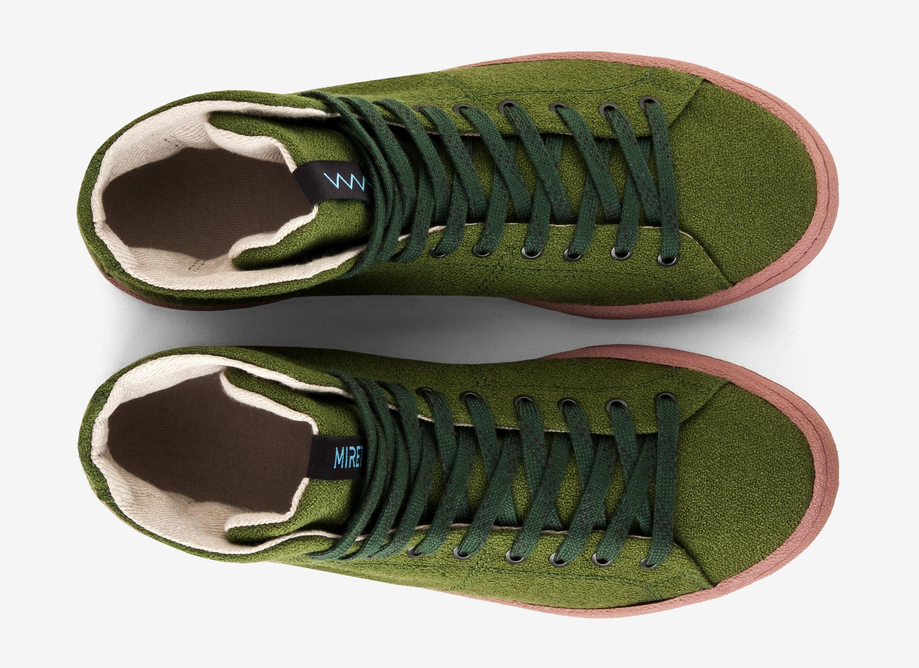ERILO Moss x Rose - Baskets 97 % naturelles 4/4