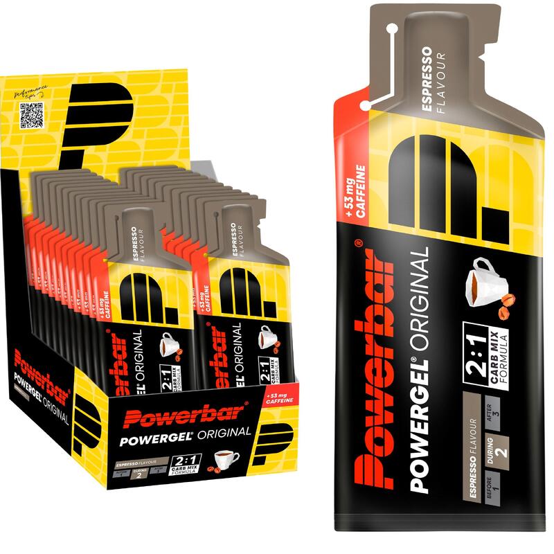 PowerGel Original 41g Powerbar (embalagem de 24) PROMOÇÃO                      3 cores disponíveis
 55,00€ 58,50€ -5%    * 05/06/2025 até rutura de stock  Preço por quantidade 55,90€kg POWERBAR PowerGel Original 41g Powerbar (embalagem de 24)Vendido e expedido por: Sports Lab PT    