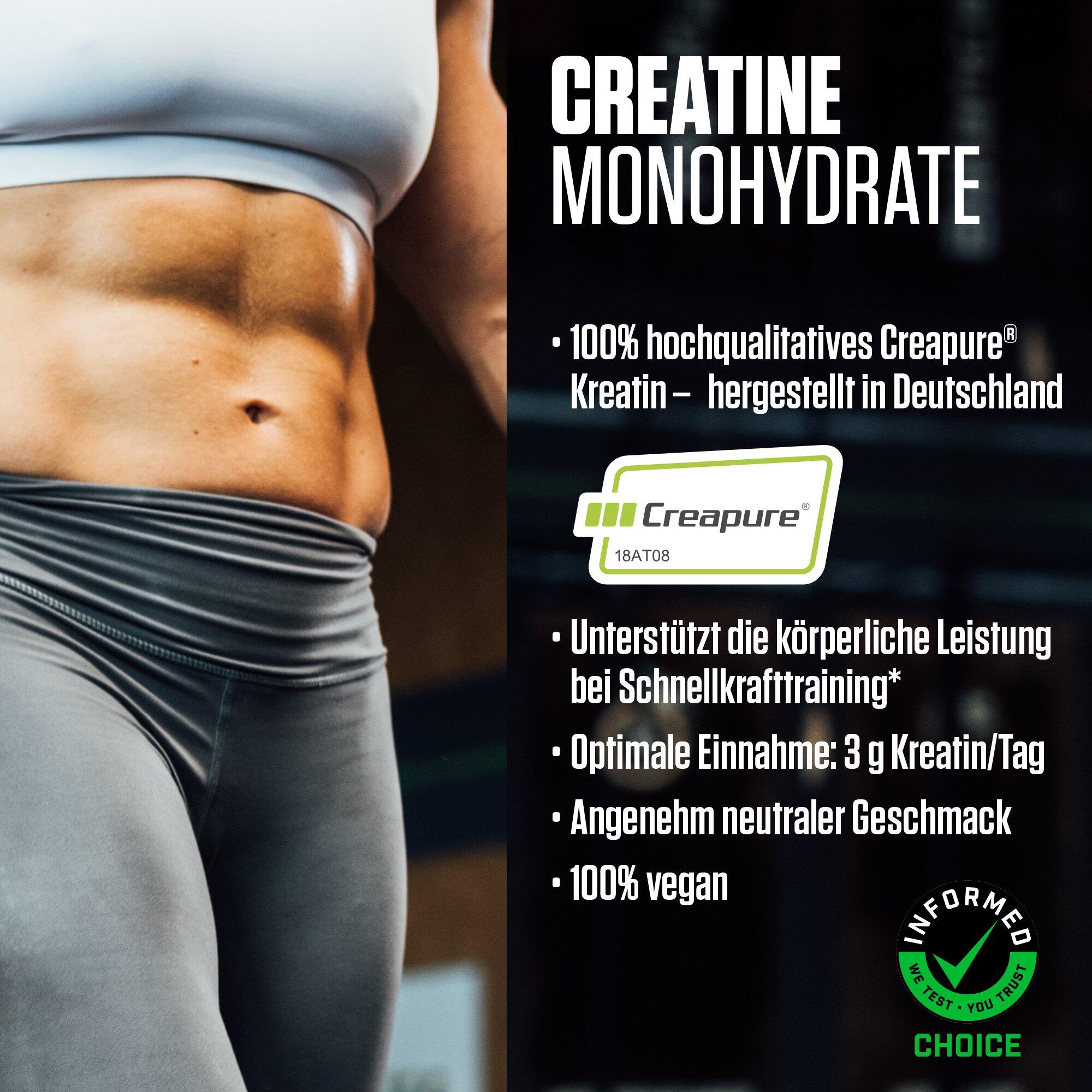 Créatine monohydrate Dymatize 500 g poudre Creapure® 3/7