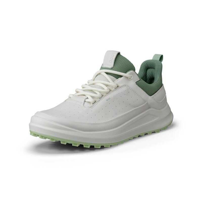 Ecco - Ecco Ladies Core 25, Chaussures De Golf Pour Femmes, Blanc/vert - Chaussures De Golf - Blanc|vert - 36 - Decathlon