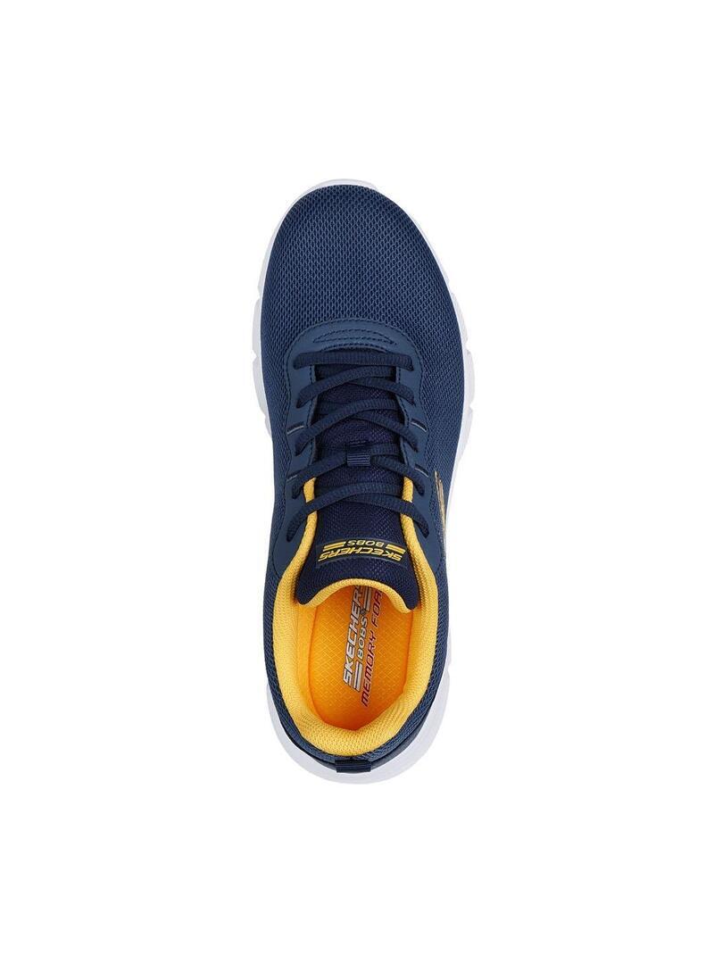 Zapatillas para Hombre Skechers Bobs sports Marino 4/5