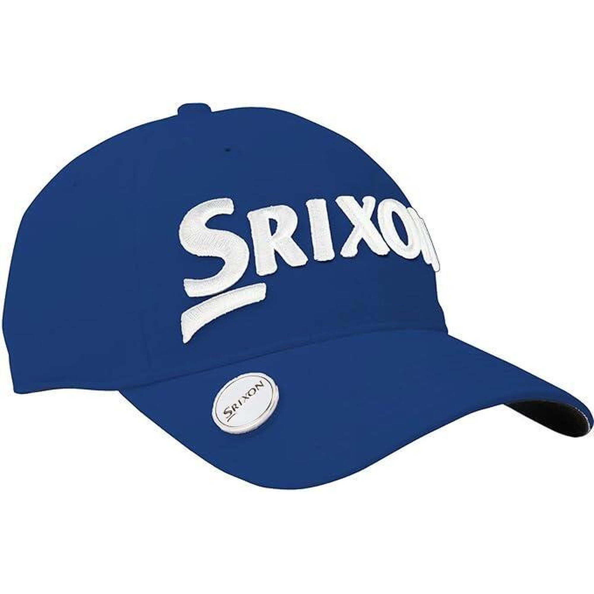 Srixon New Ball Marker Cap, Casquette de golf colorée pour hommes, bleu