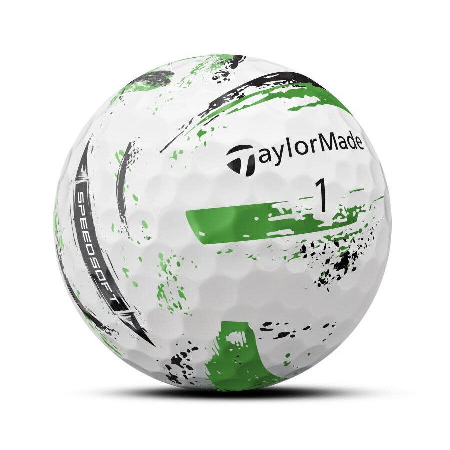TaylorMade New SpeedSoft Ink 25, Multicolore Pack Balles de Golf 4/6