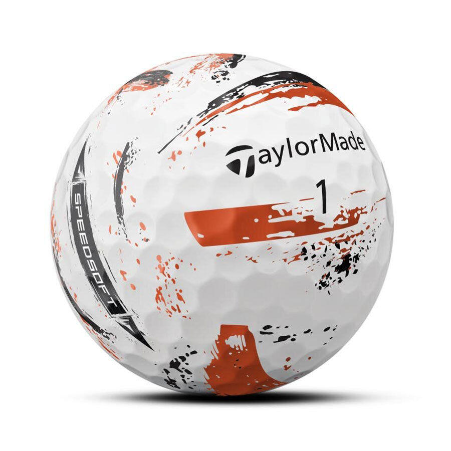 TaylorMade New SpeedSoft Ink 25, Multicolore Pack Balles de Golf 3/6