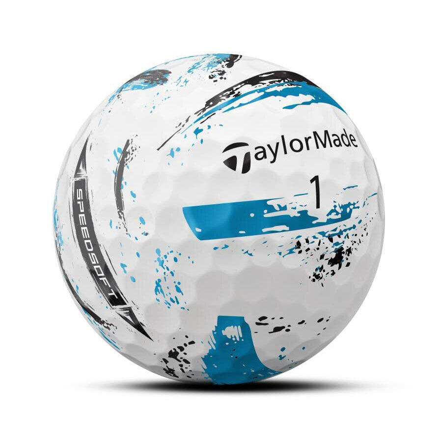 TaylorMade New SpeedSoft Ink 25, Multicolore Pack Balles de Golf 2/6