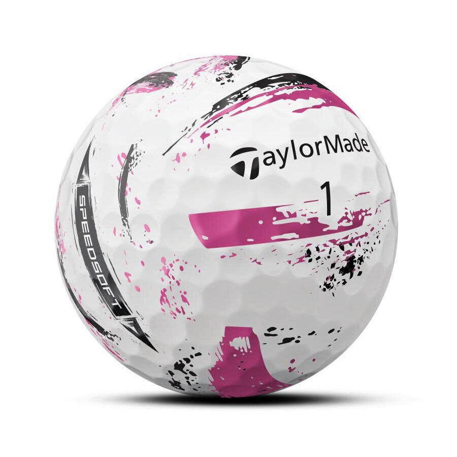 TaylorMade New SpeedSoft Ink 25, Multicolore Pack Balles de Golf 5/6