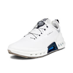 ECCO Hommes Biom C4 BOA, Chaussures de golf pour hommes, Blanches