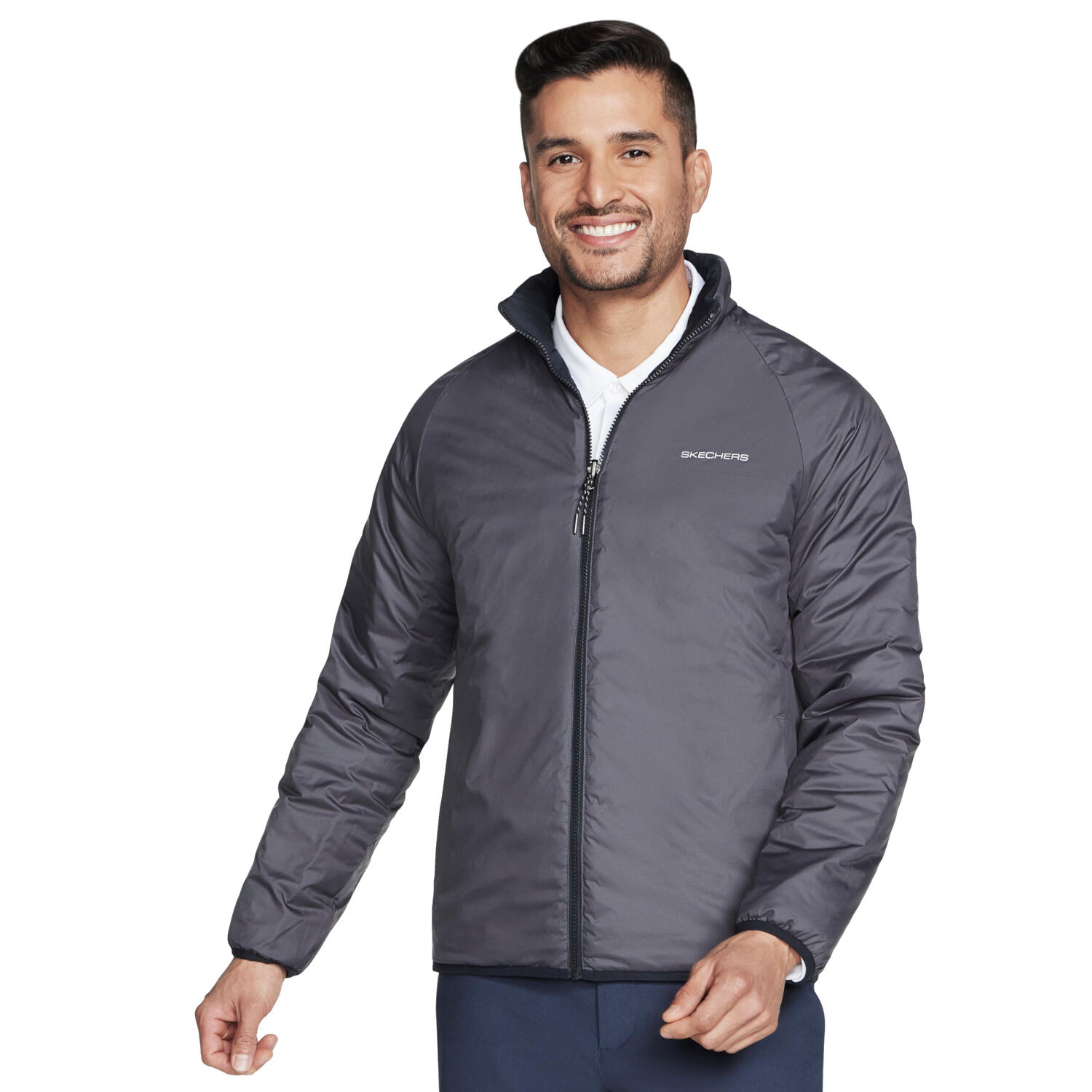 Kurtka sportowa męska Skechers GO Shield Altitude Reversible Jacket 4/4