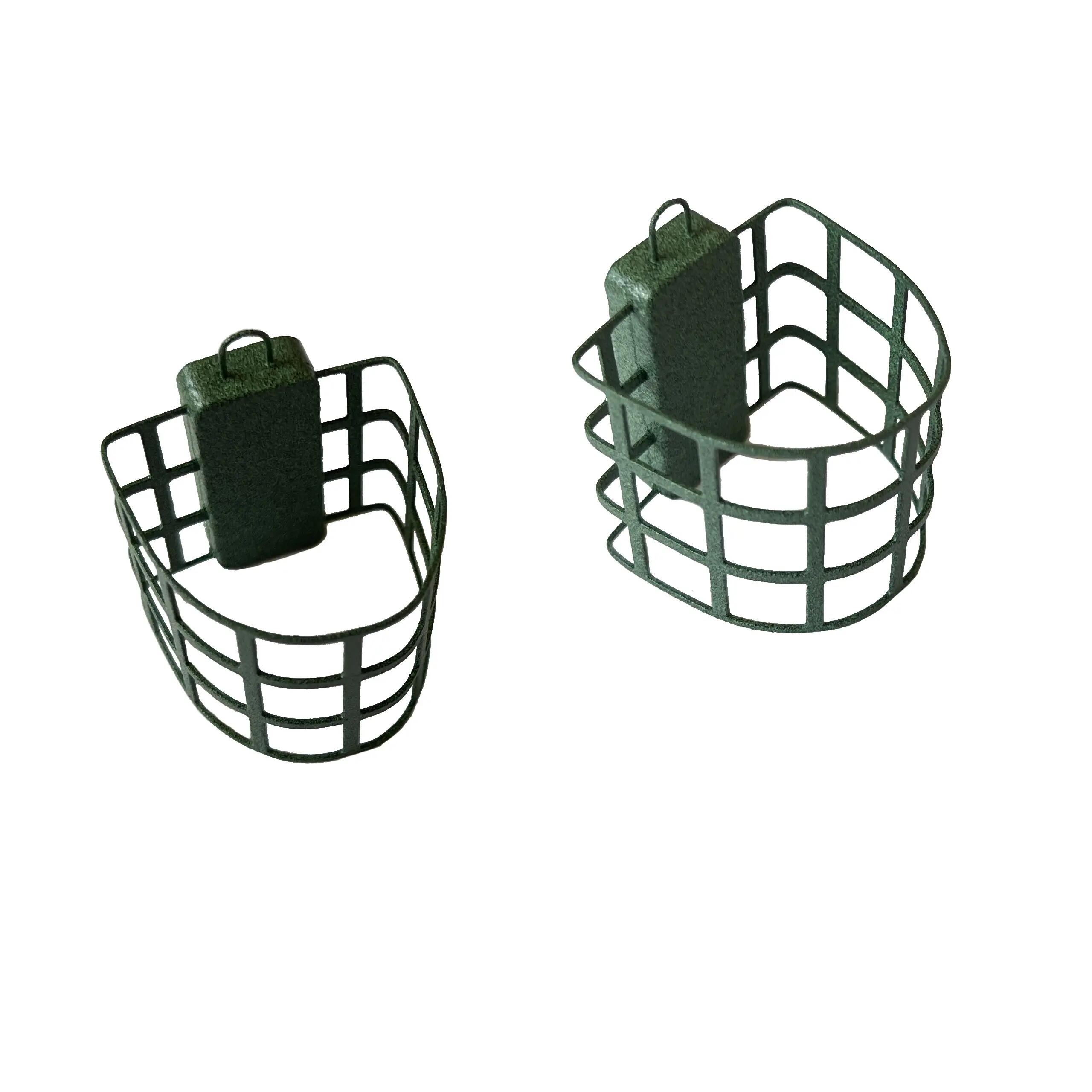 PELLET FEEDER LEMEZ-ALAGÚT SZINTER-ZÖLD 130GR 10db/csomag 2/2