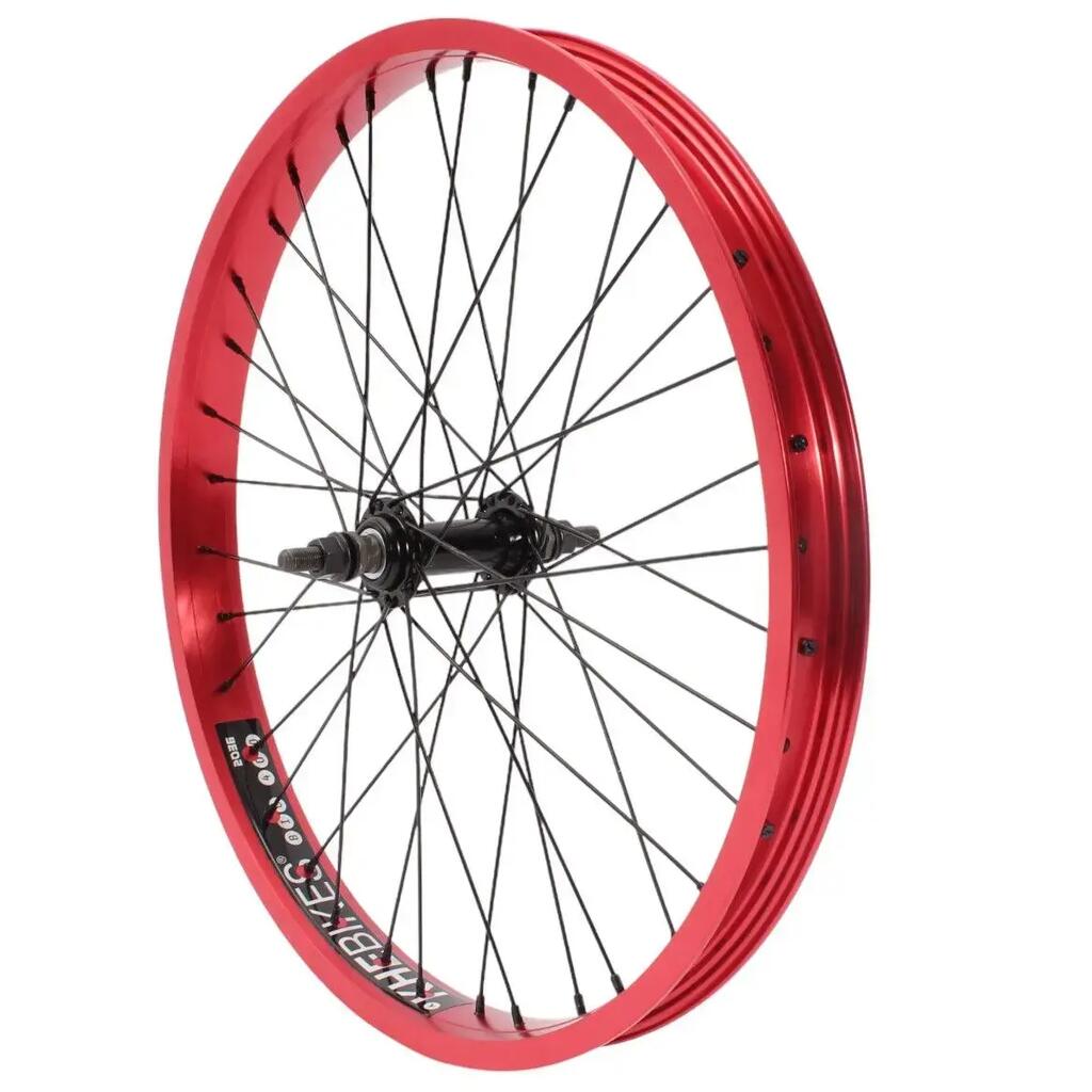 KHE PRISM 20-inch red front BMX wheel