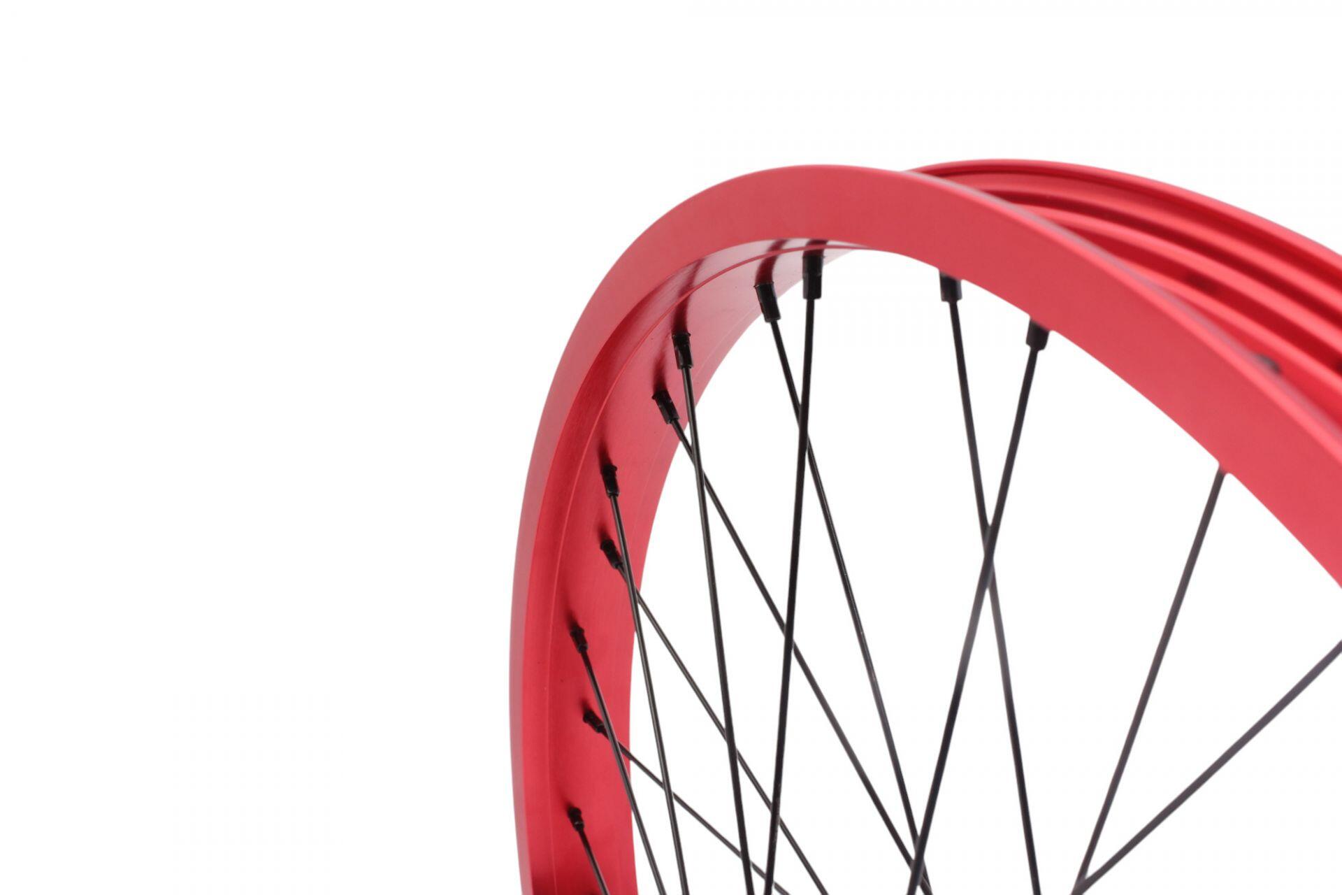 BMX Rueda delantera KHE PRISM 20 pulgadas rojo 5/6