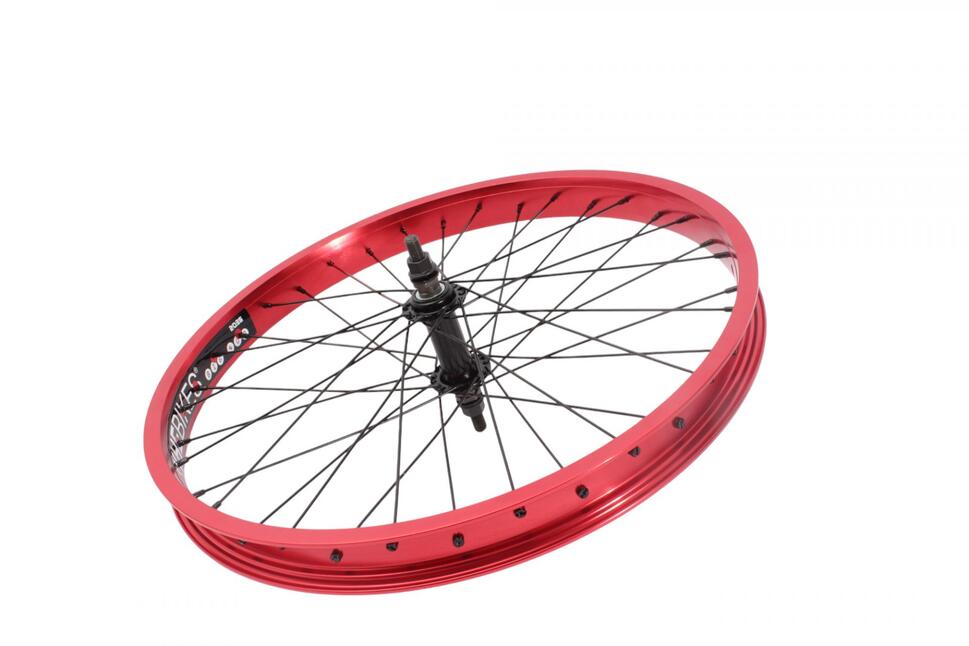 Przednie koło BMX KHE PRISM 20 cali czerwone