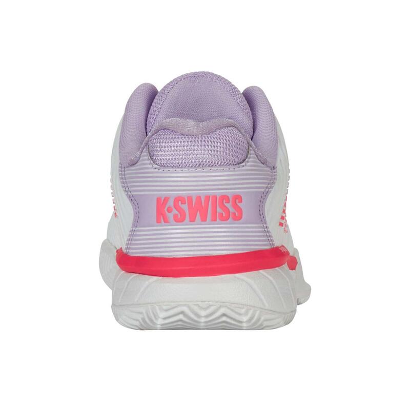 Women's Tennis Shoes HYPERCOURT EXPRESS 2 CLAY WHITE/ORCHID PETAL/NEON BLAZE