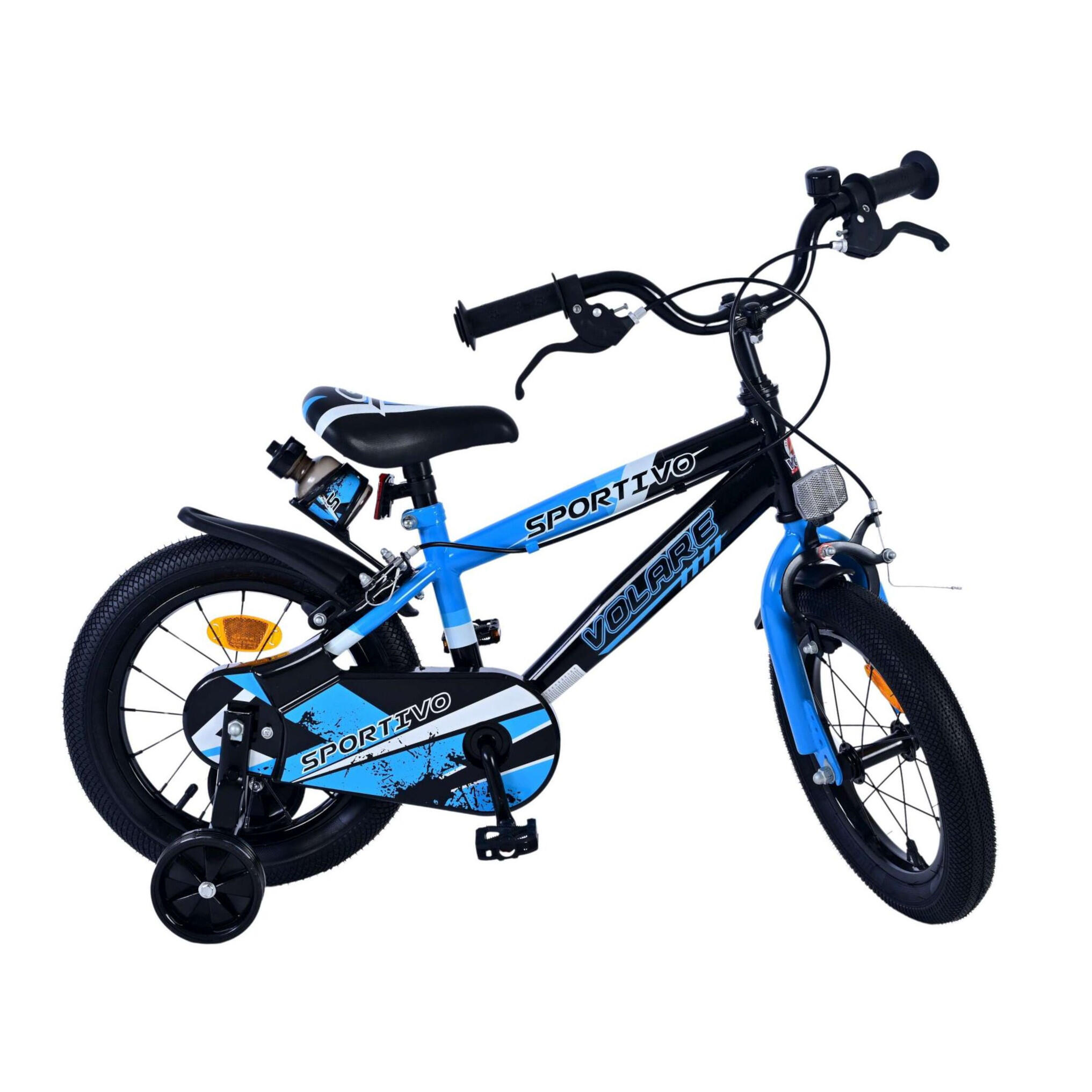 Bicicleta Criança 14 Polegadas Volare Sportivo 4-6 Anos Rosa