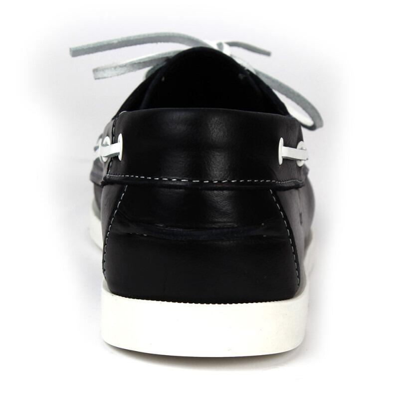 Sapatos náuticos de homem em couro azul-marinho KOOJI 5/7