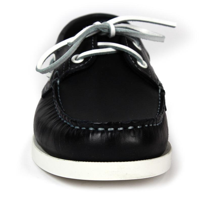 Sapatos náuticos de homem em couro azul-marinho KOOJI 4/7