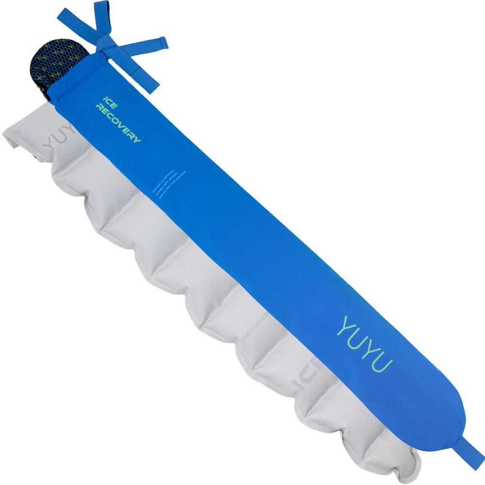 YUYU Long Ice Recovery Pack with Waterproof Cover, Blue & Green