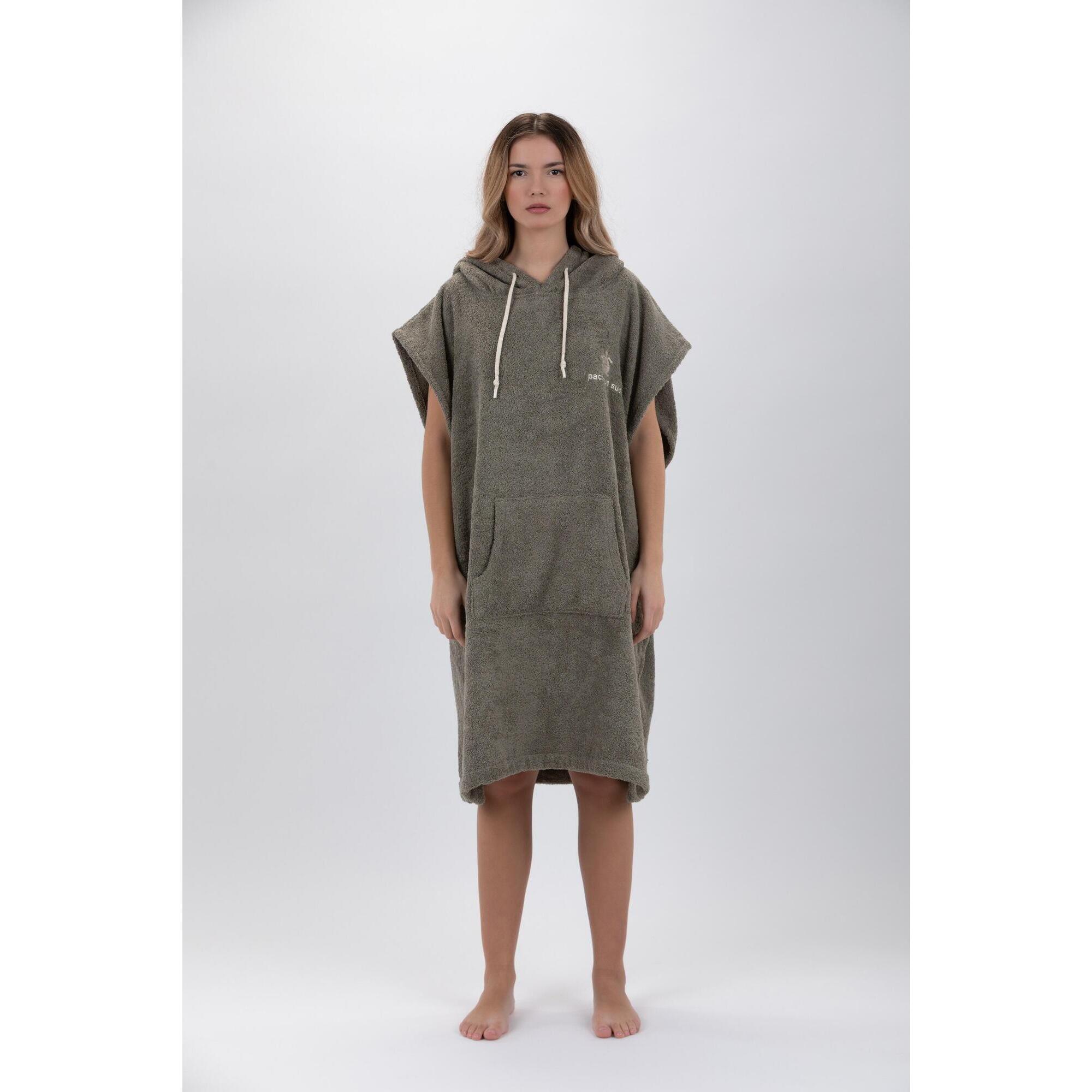 Pacifique Sud | Poncho Surf | Verde | Sem Mangas | Tamanho Médio