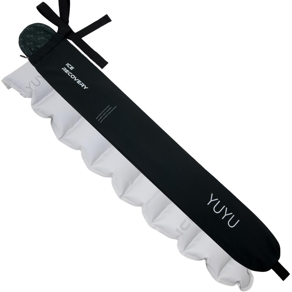 YUYU Long Ice Recovery Pack with Waterproof Cover, Black