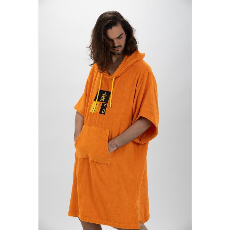 Pacifique Sud | Poncho Surf | Laranja | Com Mangas