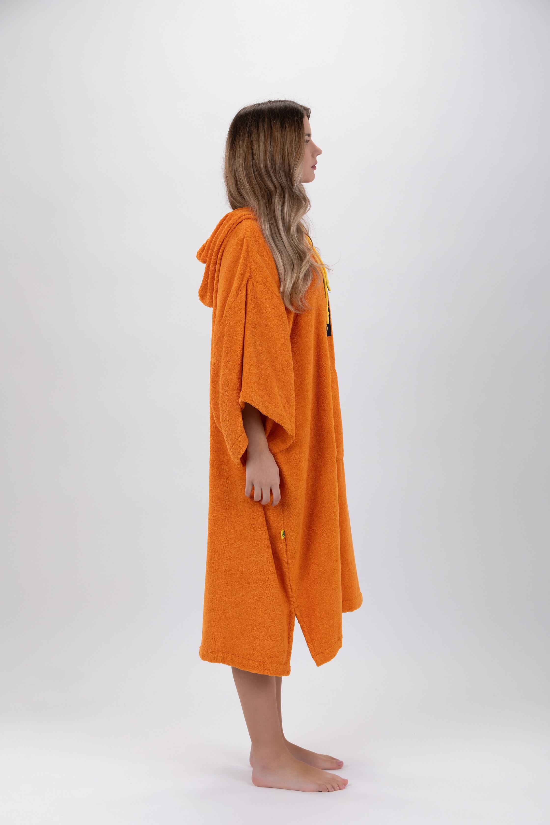 Poncho Surf | Oranje | Met mouwen | One size 4/7