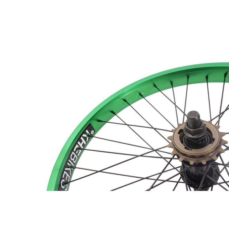 Roată spate BMX KHE PRISM 20 inch verde