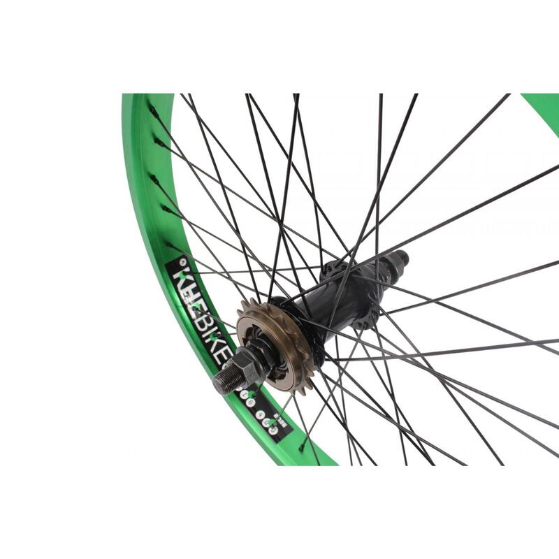 Tylne koło BMX KHE PRISM 20 cali zielone