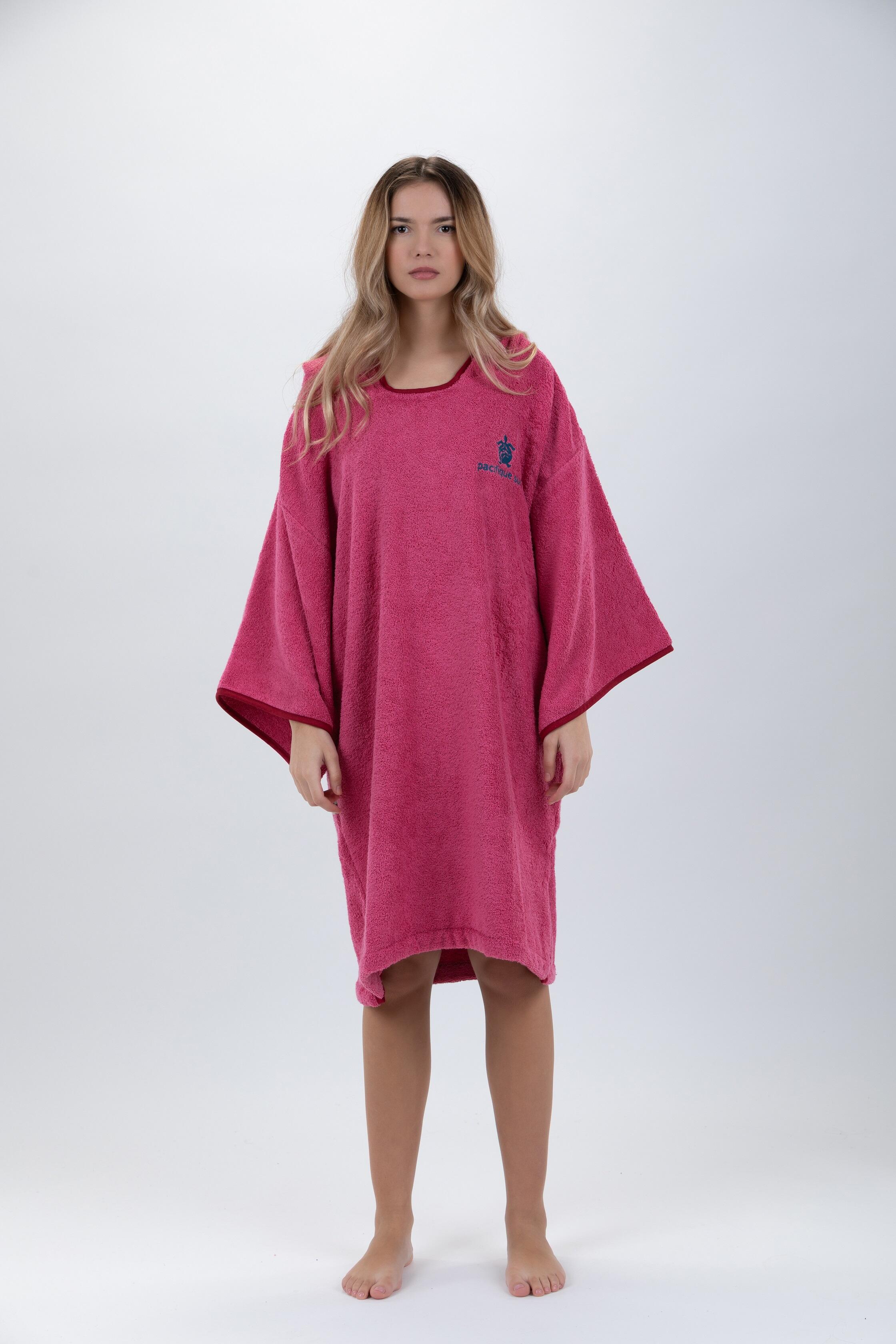 PACIFIQUE SUD Pacifique Sud - Poncho Surf - vrouw - Roze - Met mouwen