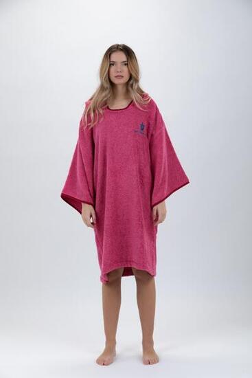 Surf Poncho |Pacifique Sud | Donna | Rosa | Con maniche