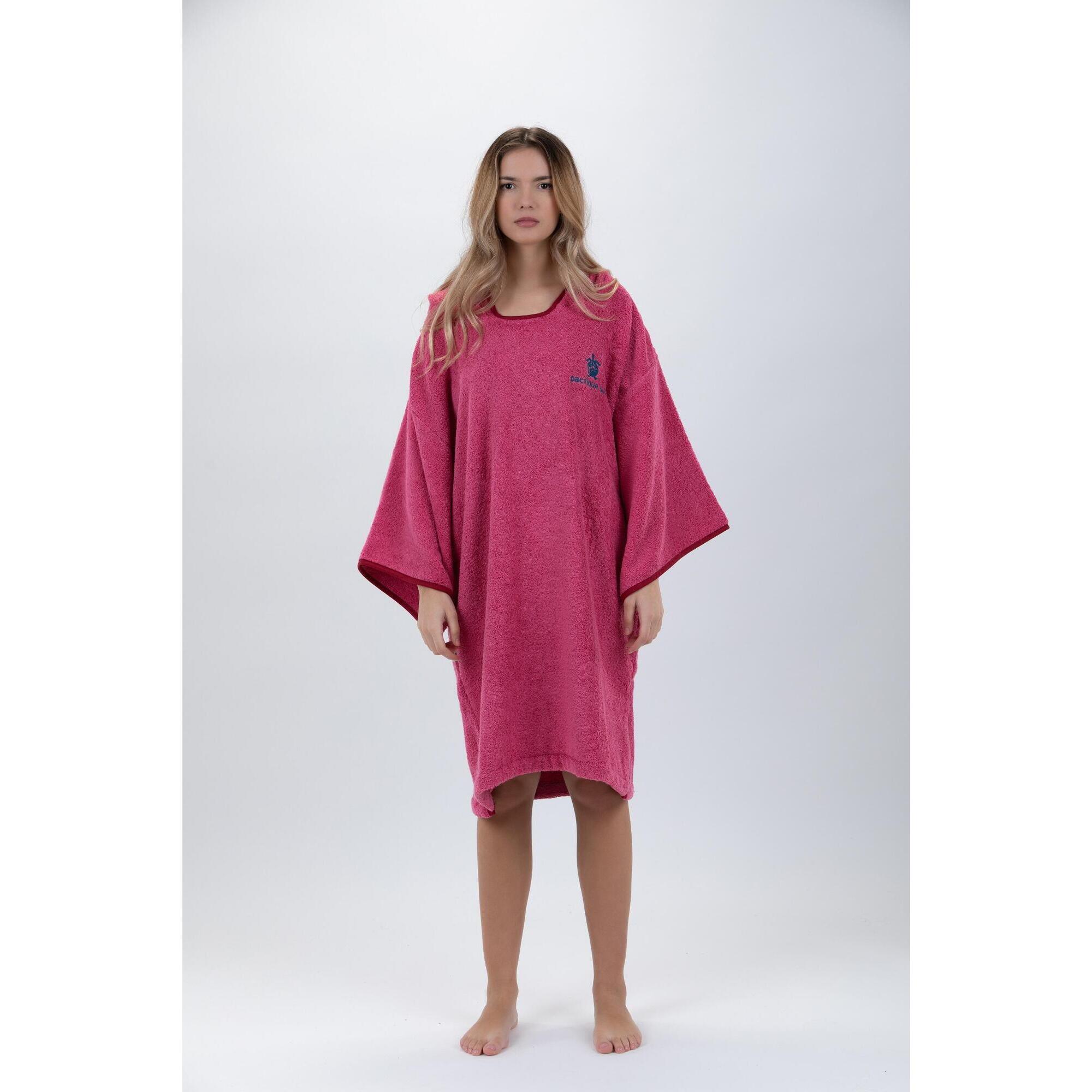 Pacifique Sud | Poncho Surf | Senhora | Rosa | Com Mangas
