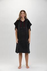 Poncho Surf | Vert | 100% Coton | Sans Manches | Taille Moyenne