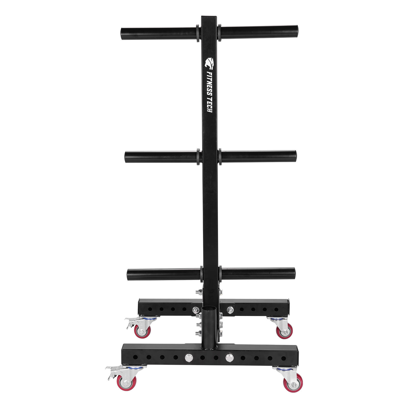 Rack Vertical Disques Bumper avec Roues Fitness Tech 3/7