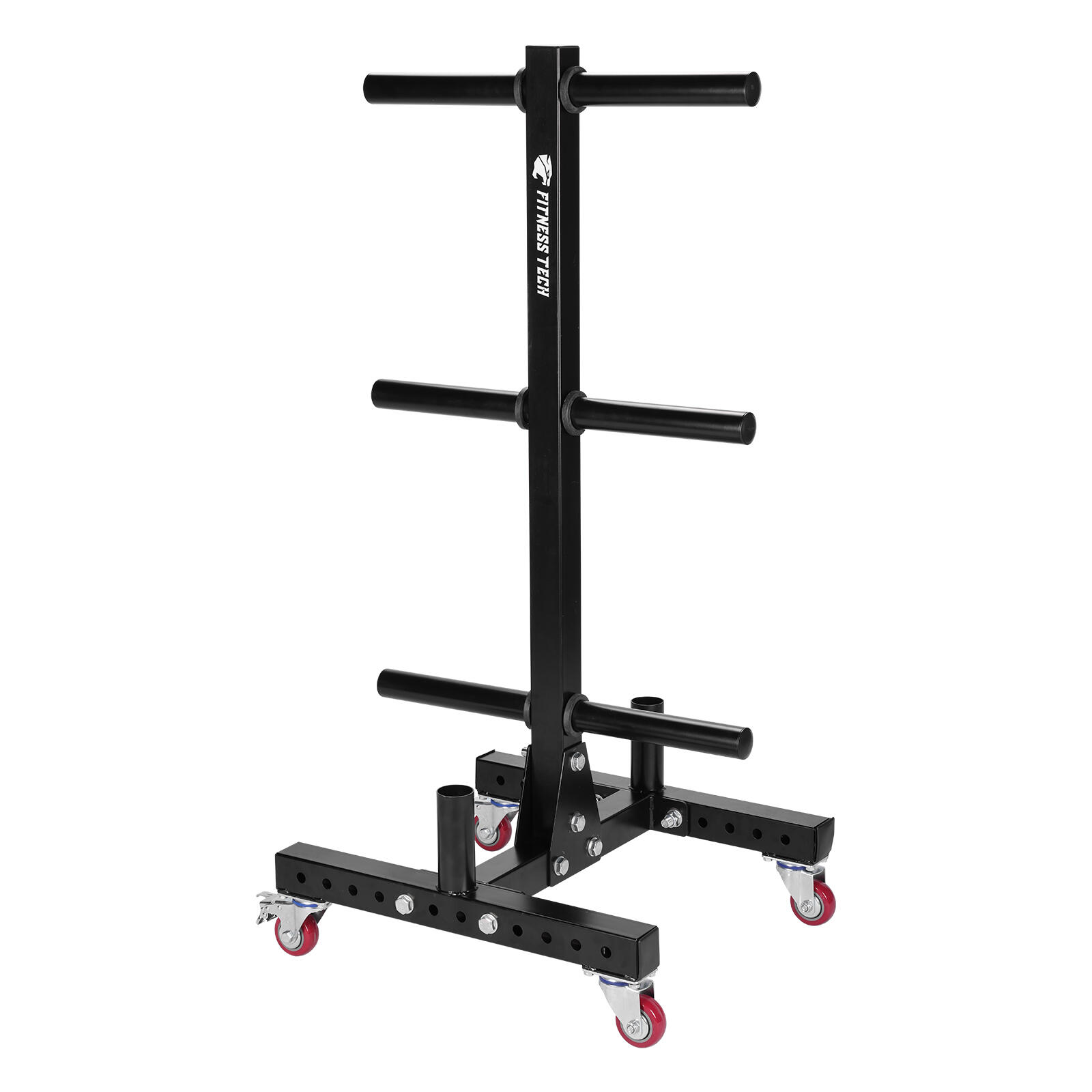 Rack Vertical Disques Bumper avec Roues Fitness Tech 2/7