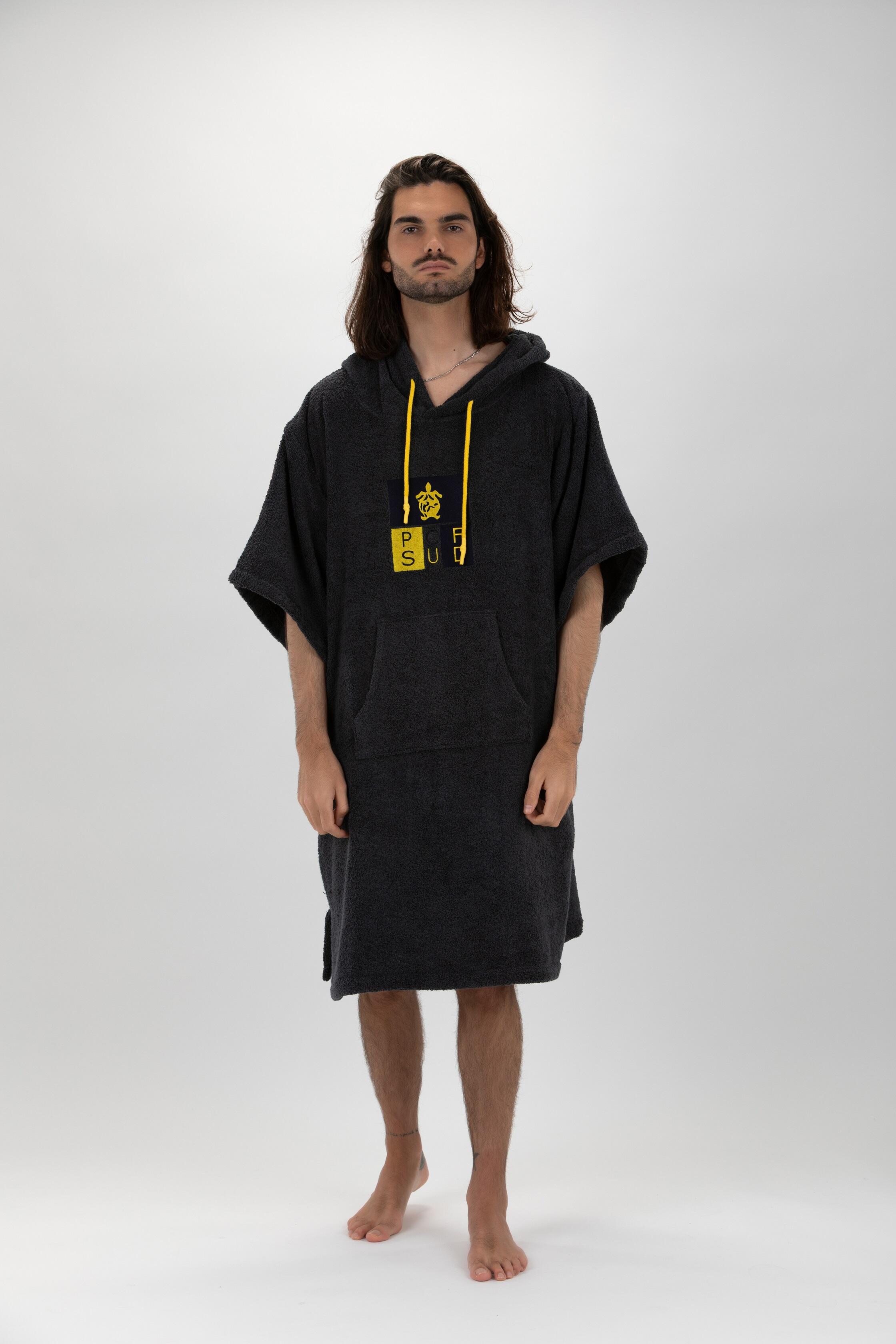PACIFIQUE SUD Pacifique Sud - Poncho Surf - Grijs - Met mouwen