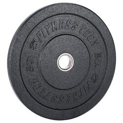 Disque Bumper Plate Hi Temp Musculation Fitness Tech 5kg Noir