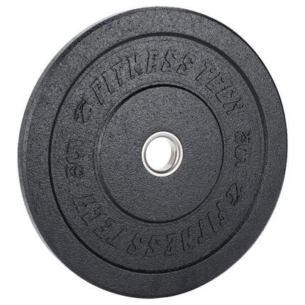 Disque Bumper Plate Hi Temp Musculation Fitness Tech 5kg Noir