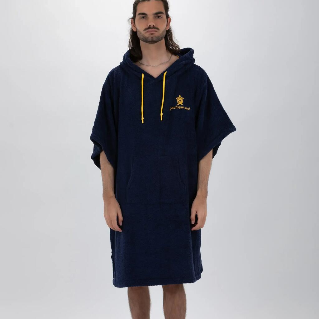 Pacifique Sud - Poncho Surf Blue - With Sleeves