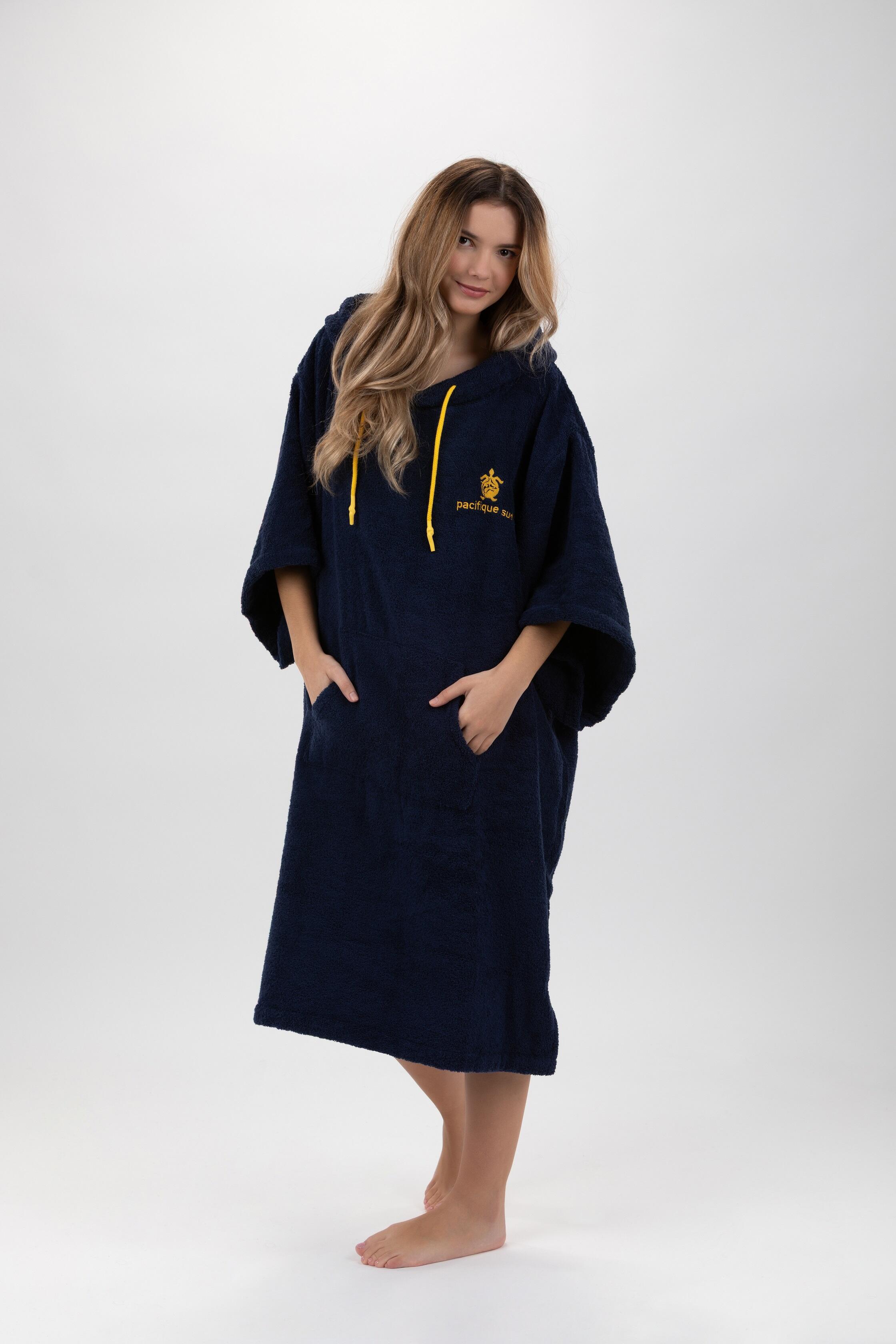 South Pacific - Poncho Surf Blauw - Met Mouwen 5/6